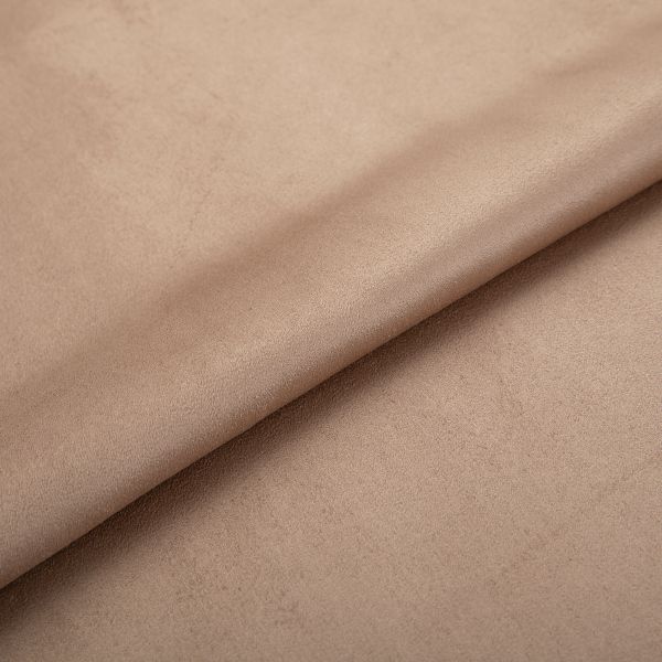 Замша искусственная Woven Suede 175 г/м², 147±2 см / 5 метров, 17-1038 cappucino (т. бежевый), Peppy Woven Suede
