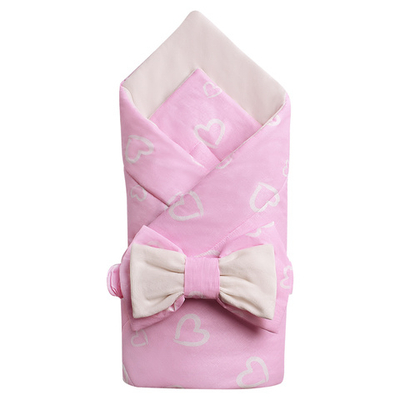 Комплект на выписку "Уютный" ,сердечки