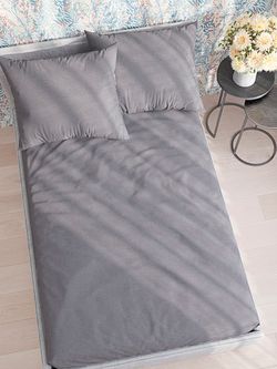 Постельное белье полисатин Simple House "Brugg/Brugg (компаньон)" 1,5-сп Наволочка 50х70 см 1 шт Простынь на резинке 90x200 см Пододеяльник 145x215 см