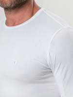 Футболка мужская с круглым вырезом белый