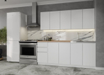 Кухонный гарнитур 2м модульный Белый,200х215 см Мори ДСВ Мебель
