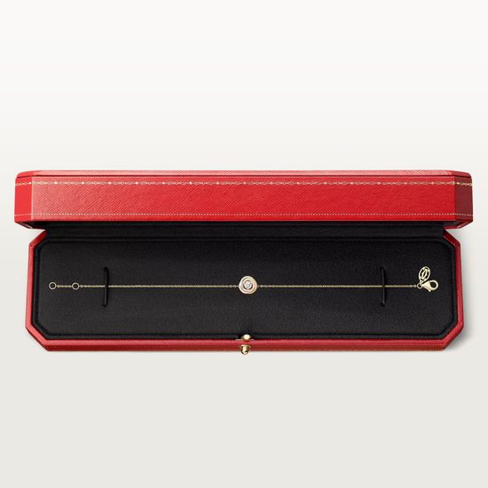 Браслет Cartier Trinity on chain, 1 diamond