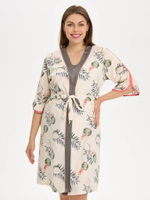 [m]Пеньюар: халат, шорты, майка 2043