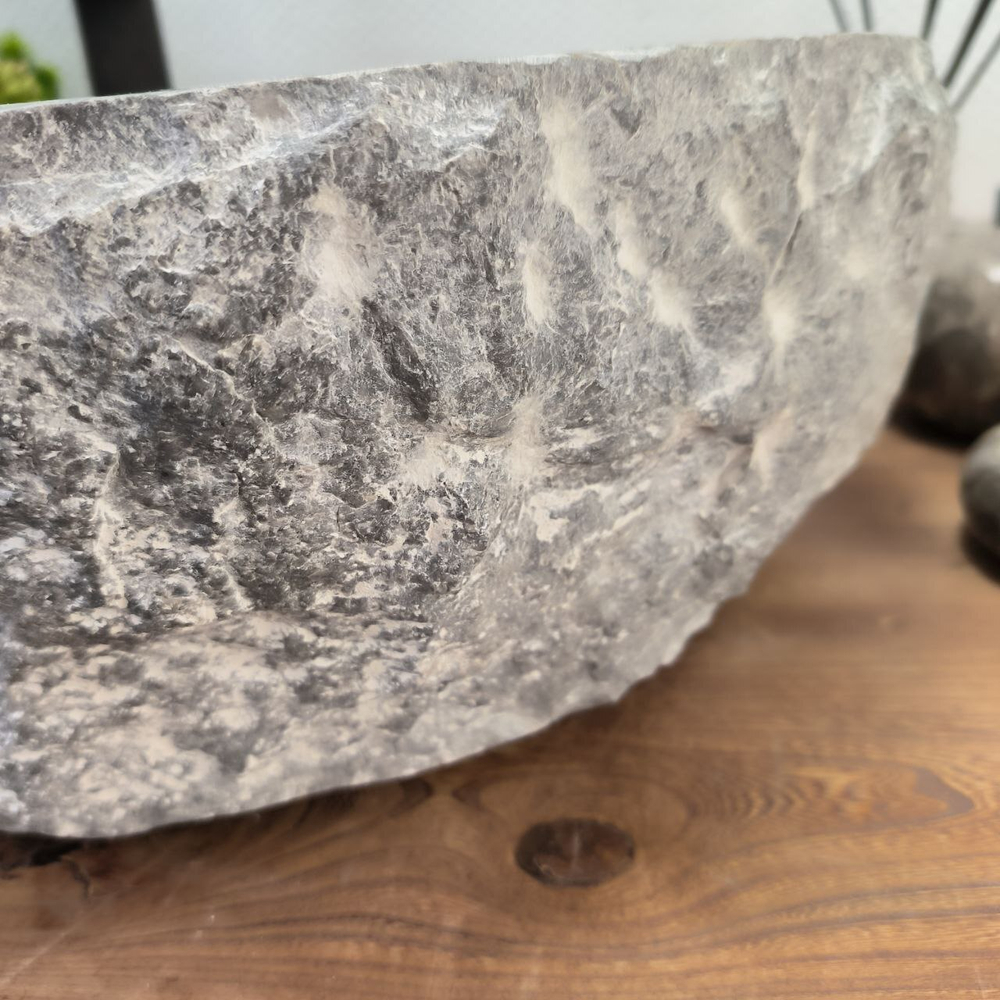 Раковина из мрамора Erozy Grey EM-62752 48*46*15 0107