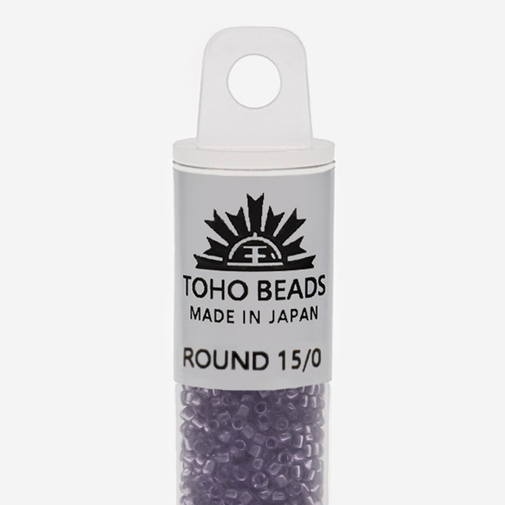 Японский бисер TOHO Round 15/0 (№19), прозрачный