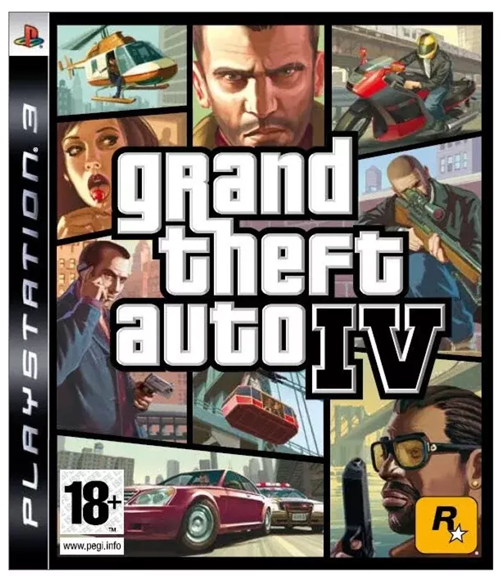 Grand Theft Auto GTA 4 (PS3) Б/У