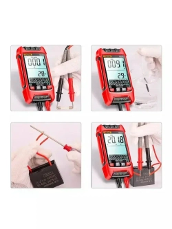 Мультиметр тестер цифровой автоматический с щупами и термопарой умный Aneng SZ02 (щуп и термопара в комплекте)
