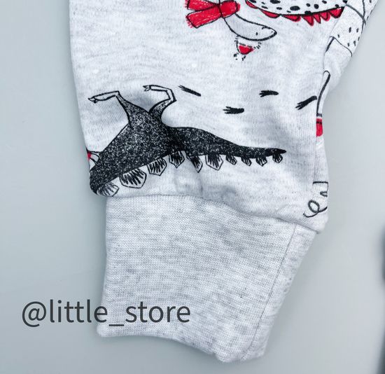 Пижама хлопковая "Дед Мороз и автомобили" красная