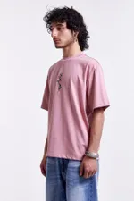 Футболка Гербарий Клевер пудра