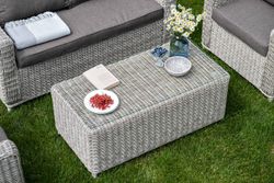 "Кон Панна" лаунж-зона из искусственного ротанга, цвет бежевый