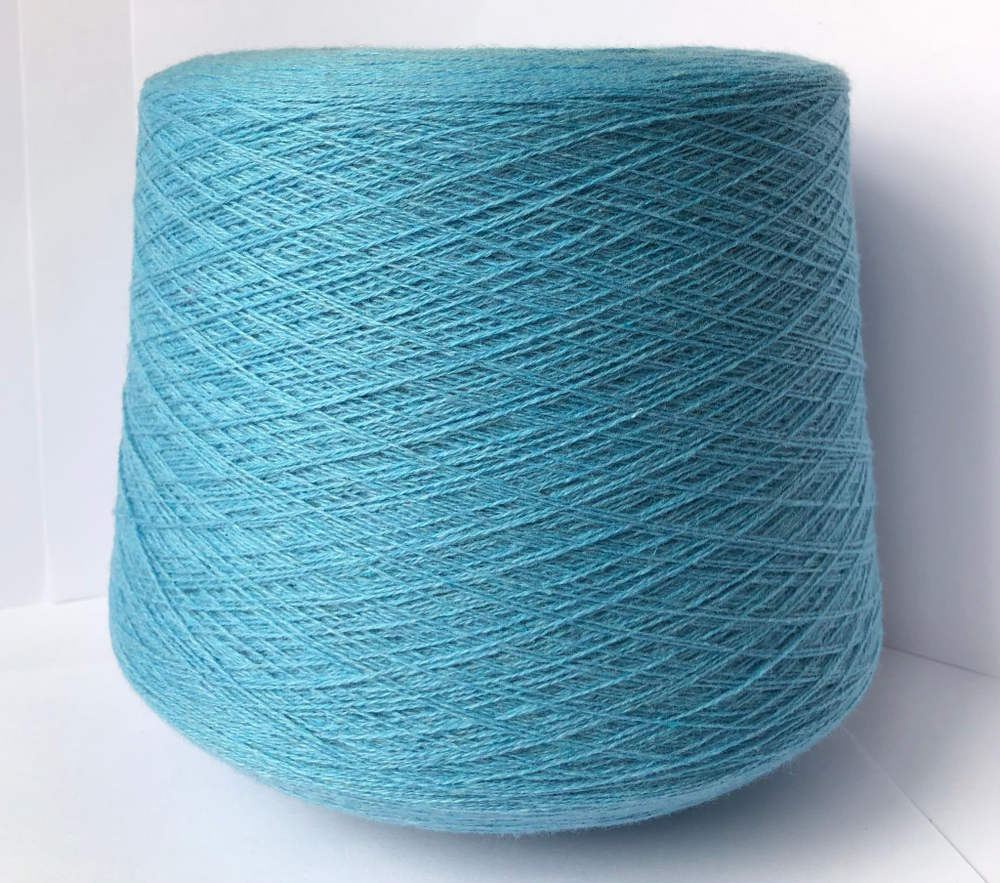 NEW Пряжа Кашемир ECO cashmere 2/26 голубой