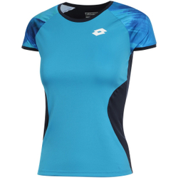 Футболка для девочки теннисная Lotto Top Ten G III Tee PRT3 PL - Бирюзовый