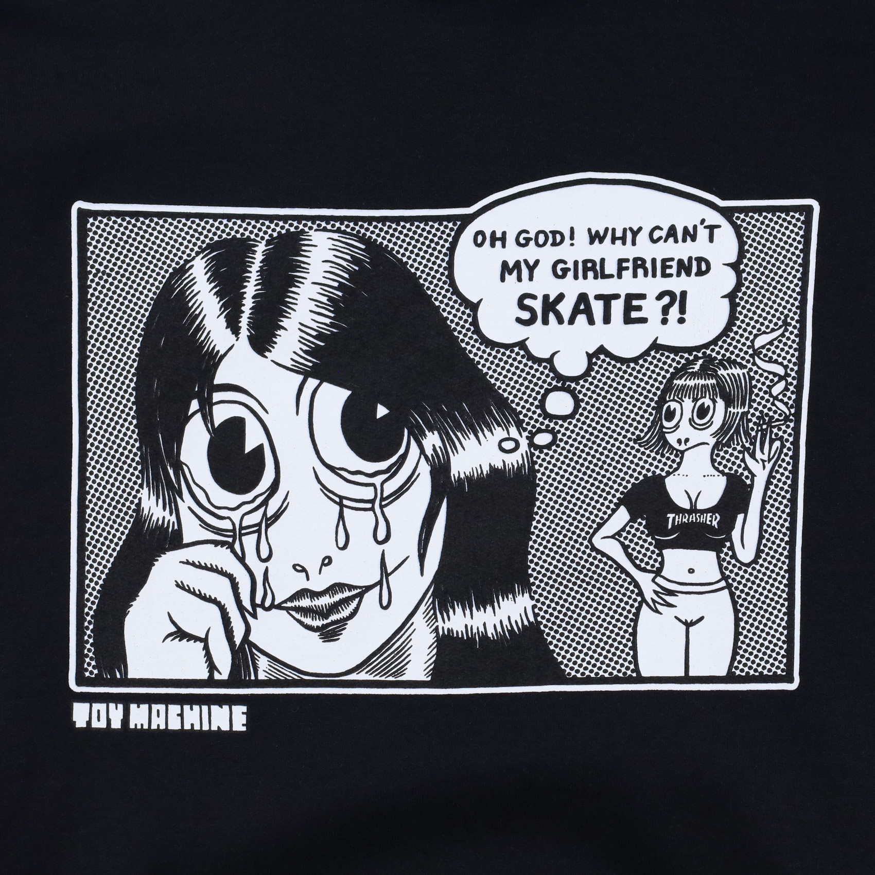 Худи Thrasher x Toy Machine Girfriend Hoodie (black) артикул: - купить в магазине Дайс