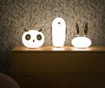Лампа настольная Uhuh MOOOI стекло/фарфор/white/gold 230х210х240h коллекция Pet Light