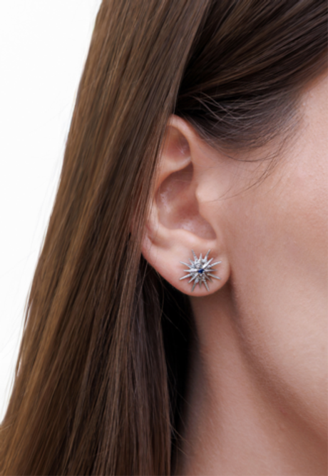 Серьги-пусеты «Большая звезда»