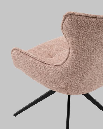 Стул Carlene вращающийся бежевый