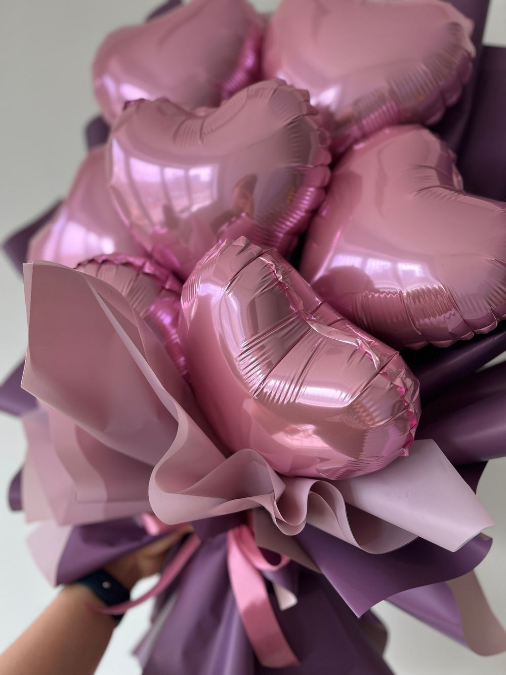 Букет из розовых сердец (воздух)  Изображение9