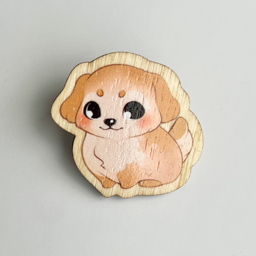 Деревянный пин / pendeltur / STRAY KIDS / Паппи Эм