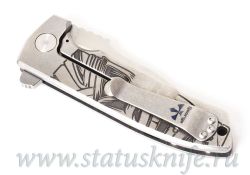 Нож VECP Flipper Engriving One-Off Les Georgeфотография - 9