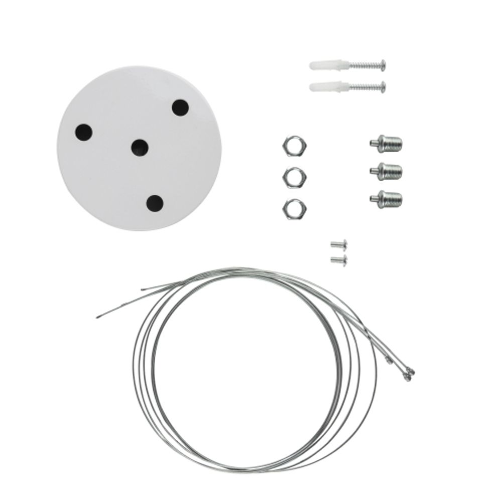 Светильник LED ЭРА Geometria SPO-142-W-40K-044 Igrek 44Вт 4000К 3500Лм IP40 800*800*80 белый подвесной | Декоративные светильники Geometria