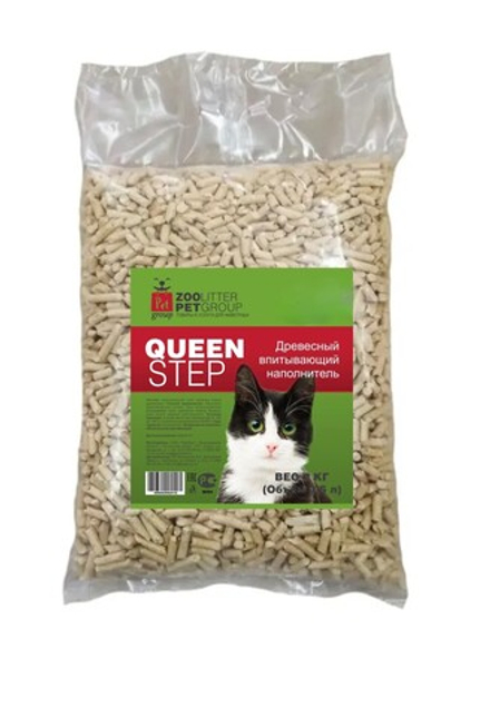 QueenStep древесный экологически чистый наполнитель в виде пеллет