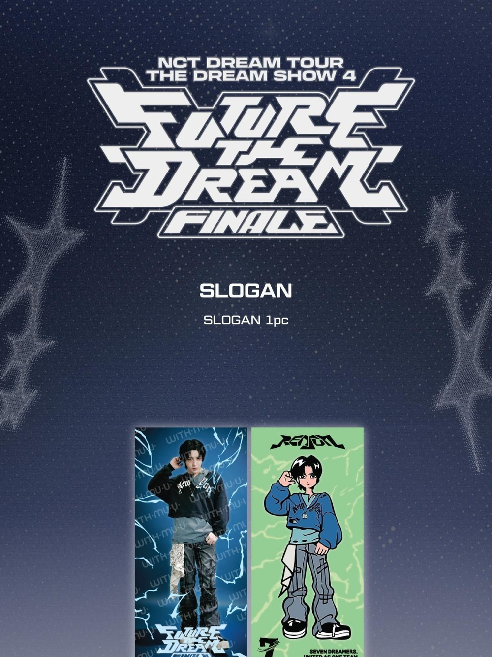 (ПРЕДЗАКАЗ) товары NCT DREAM - THE DREAM SHOW 4 : FUTURE THE DREAM TOUR OFFICIAL MD SLOGAN