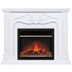 Каминокомплект Real Flame Victoria 26 WT с очагом Moonblaze Deluxe Brass