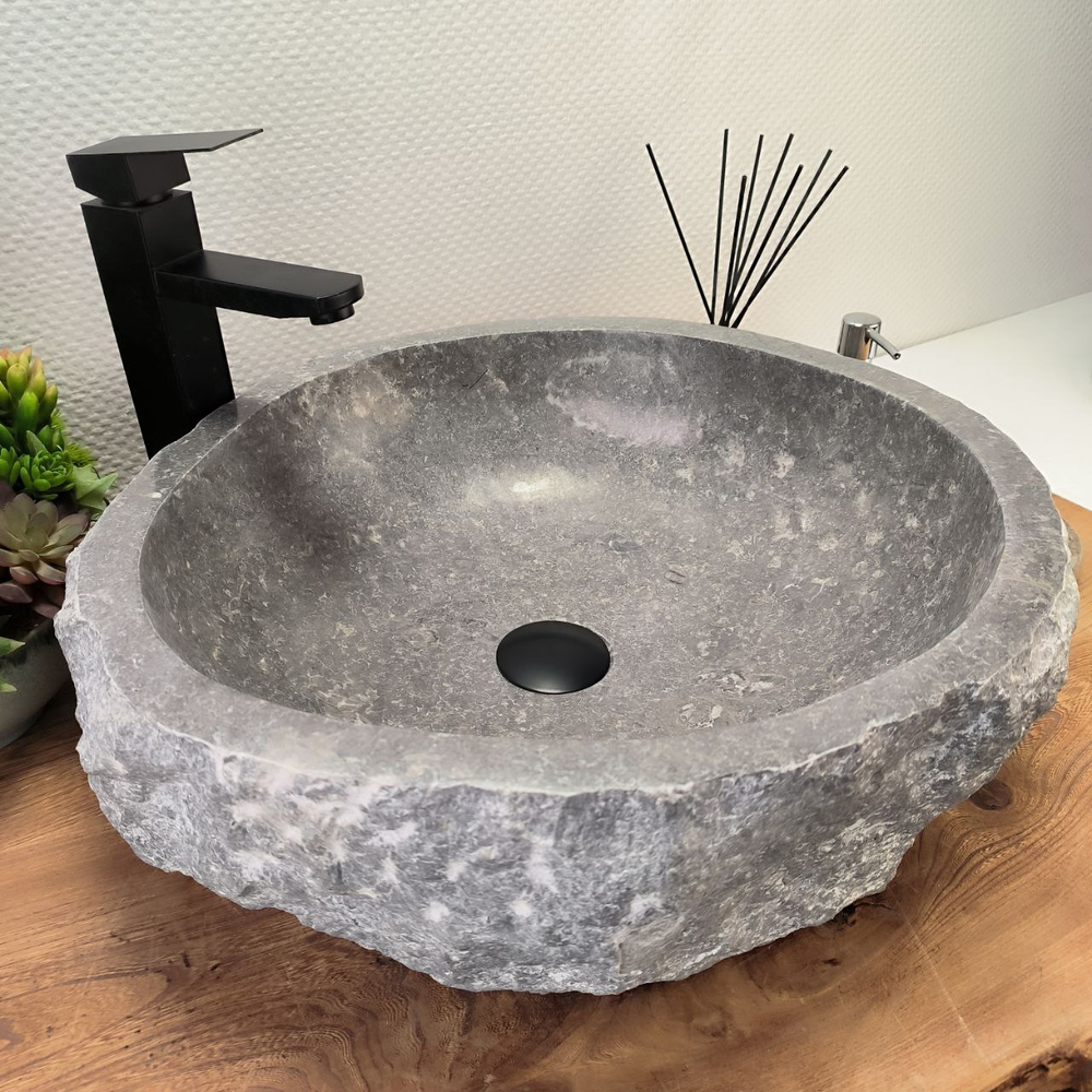 Раковина из мрамора Erozy Grey EM-62752 48*46*15 0107