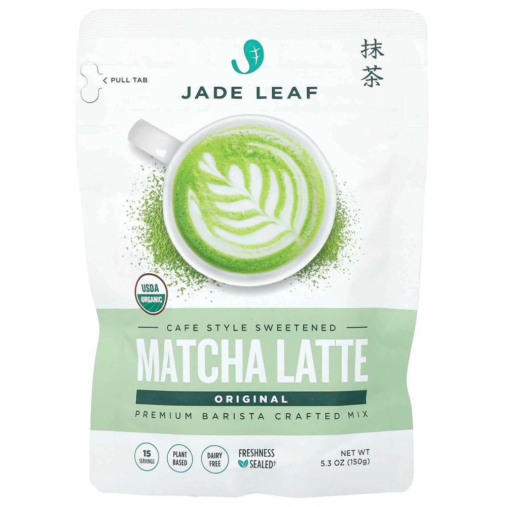 Jade Leaf Matcha, матча латте, классический, 150 г (5,3 унции)