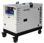 Электростанция дизельная с воздушным охлаждением HYUNDAI DHY 20000SE в кожухе