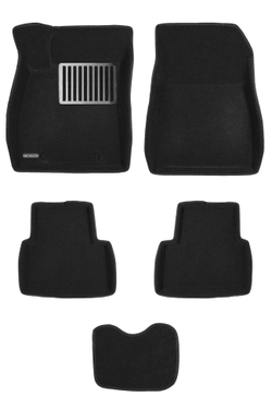 Коврики салона для NISSAN Juke (2011-) Euromat 3D Lux черные. Арт. EM3D-003701