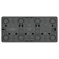 Розетка ЭРА Эксперт 11-2208-05 тройная с заземлением 3х2P+E Schuko, IP20, 16A-250В, ОУ, антрацит
