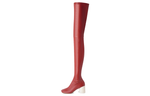 MM6 Maison Margiela Anatomic Over the knee Boots Women"s Red