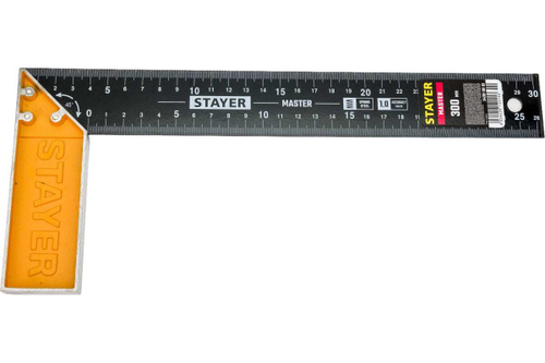 Столярный угольник STAYER 300 мм со стальным полотном 3430-30_z02