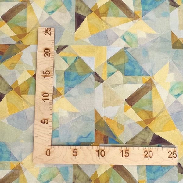 КУБИЗМ, ГОЛУБОЙ - 100% ХЛОПОК 2