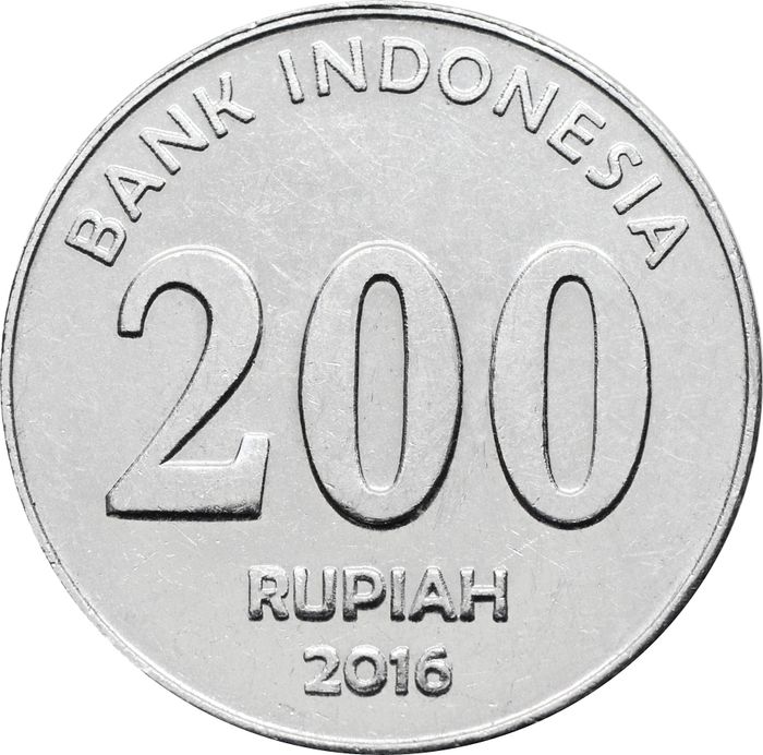 200 рупий 2016 Индонезия
