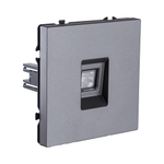 Розетка Ethernet RJ45 Cat.6, серый Kollinger Eclipse EC-017GY