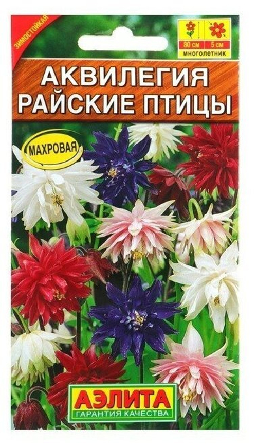 СЕМЕНА АКВИЛЕГИЯ РАЙСКИЕ ПТИЦЫ МАХР СМЕСЬ 0,2Г