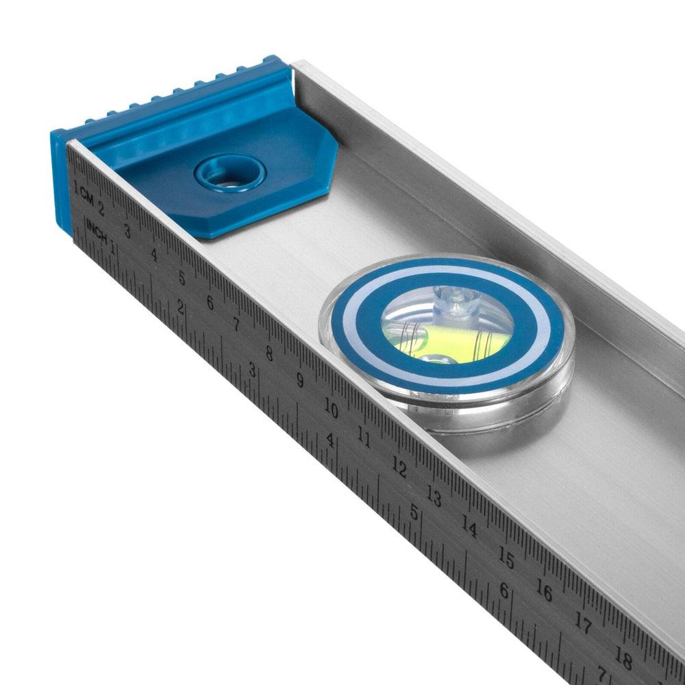 Уровень алюминиевый скелетный, 2 глазка+1 поворотный на 360, магн. лента, линейка, 1200мм, (шт.)