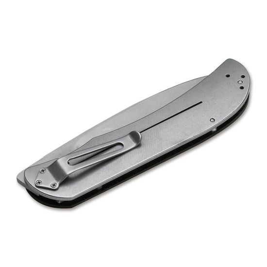 Складной нож Boker 01BO137 Exskelibur I Framelock Steel c клинком из стали D2, рукоять G10 / Stainless Steel