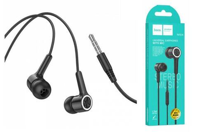 Проводные наушники Hoco M104 Gamble universal earphones with mic black