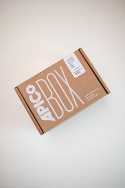Набор продуктов APICO BOX №6 "Без глютена", набор подарочный 7 шт безглютеновые продукты, Новогодний подарок