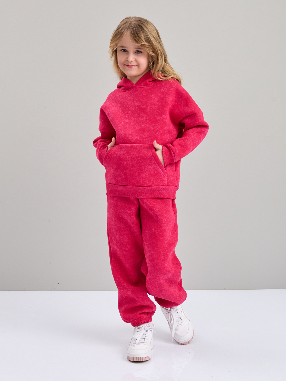 Детский костюм с брюками дКБ-71/варенка-фуксия