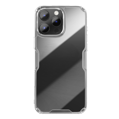 Усиленный прозрачный чехол от Nillkin для iPhone 16 Pro, серия Nature TPU Pro Case