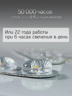 WEDO LIGHT Люстра потолочная светодиодная для спальни, кухни, гостиной