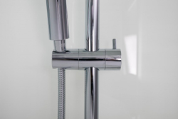 Душевая кабина Esbano (Эсбано) ES-L110CR, с низким поддоном, с электрикой и LED освещением, 110х110х210