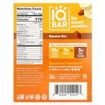 IQBAR, Растительный протеиновый батончик, банан и орех, 12 батончиков по 45 г (1,6 унции)