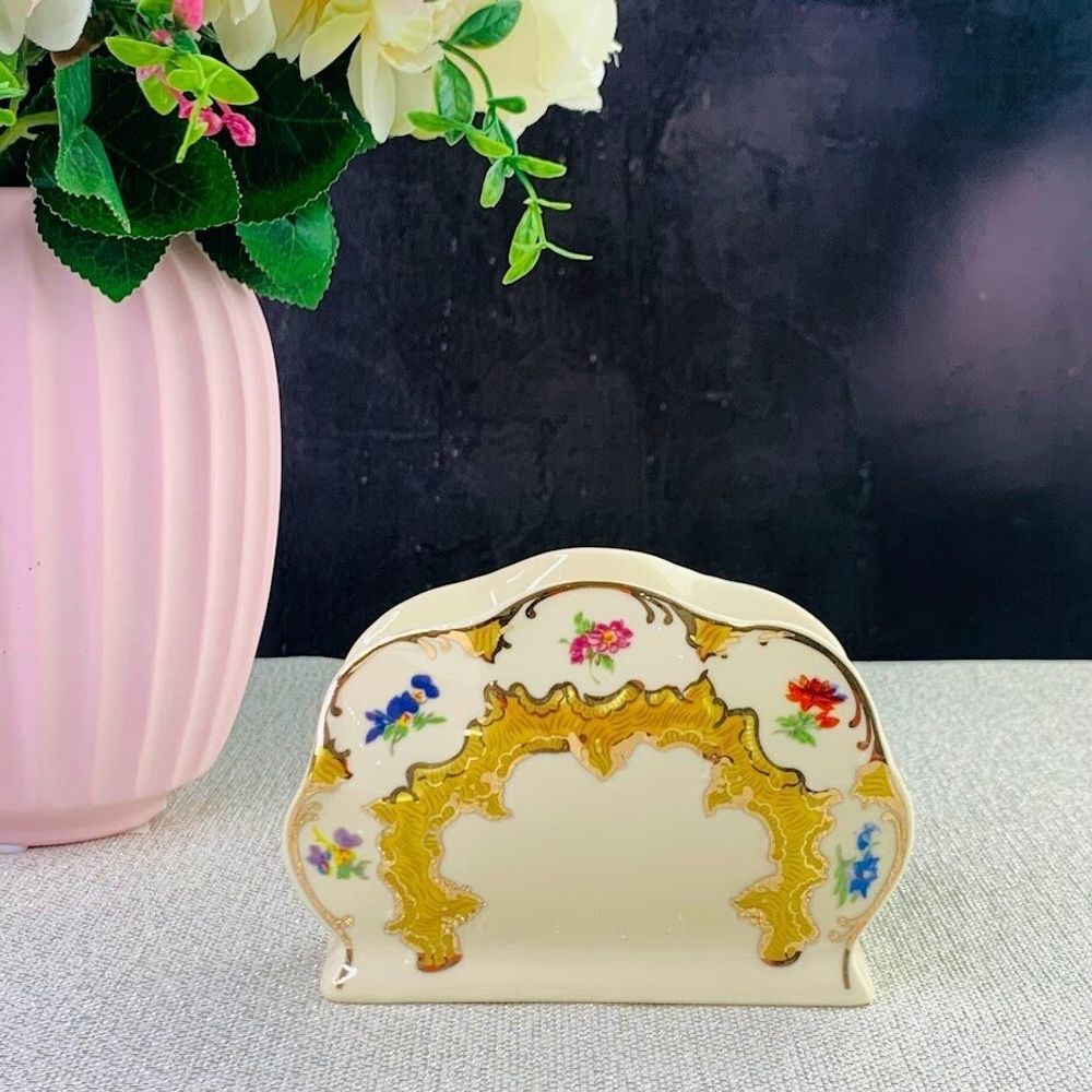 Lenardi 205-092 Салфетница ОЛИВИЯ в под.уп.(х36)Фарфор