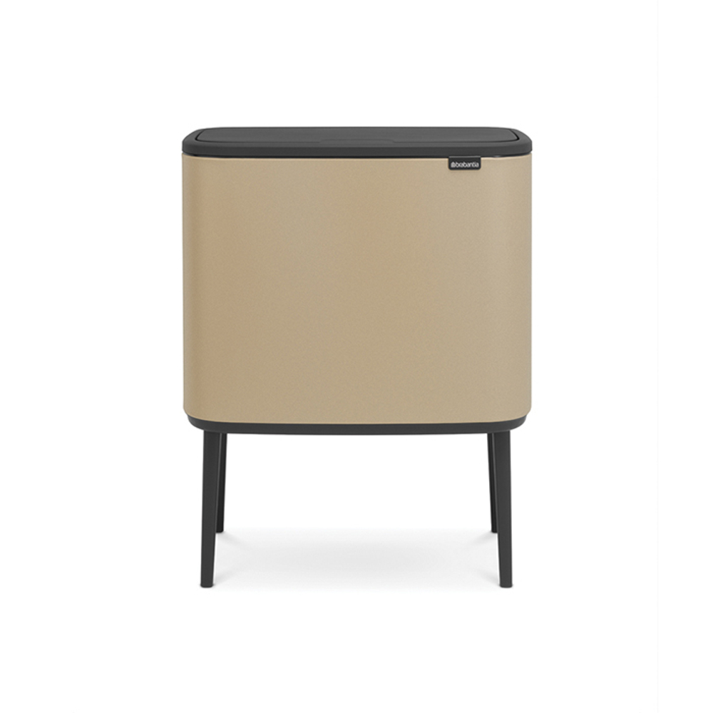 Мусорный бак Bo Touch Bin 3x11л Brabantia Минерально-золотой