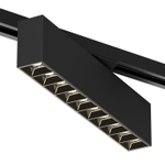 DK6434-BK Поворотный однофазный трековый светильник EDDER со светодиодом L273mm 220V 20W 30° 3000K IP20 черный алюминий